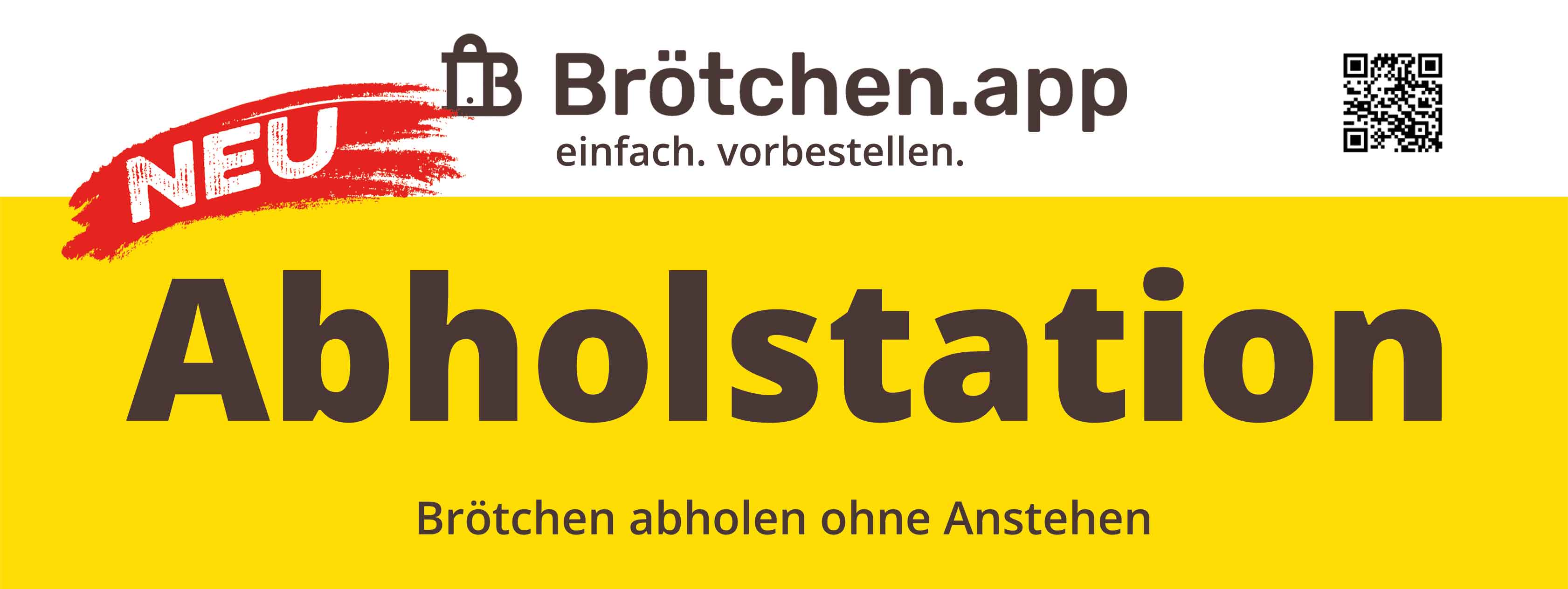 Aufkleber Abholstation
